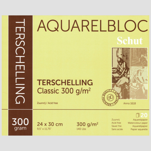 Schut TERSCHELLING Classic CP – blok do akwareli 300g 240x300mm