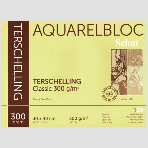 Schut TERSCHELLING Classic CP – blok do akwareli 300g 300x400mm