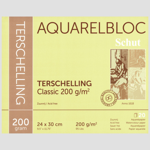 Schut TERSCHELLING Classic – blok do akwareli 200g 240x300mm